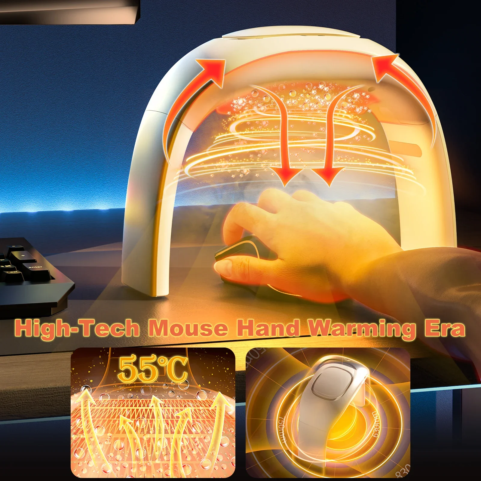 Eary Portable Winter Mouse Han - Home Office Gear 评论和价格