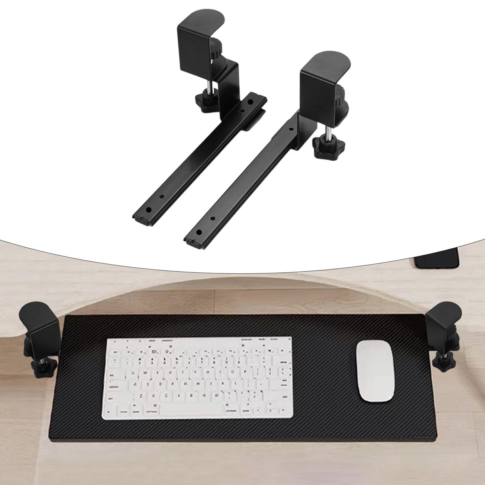 2x Under Desk Keyboard Tray Sl - Keyboard Tray Under Desk 评论和价格