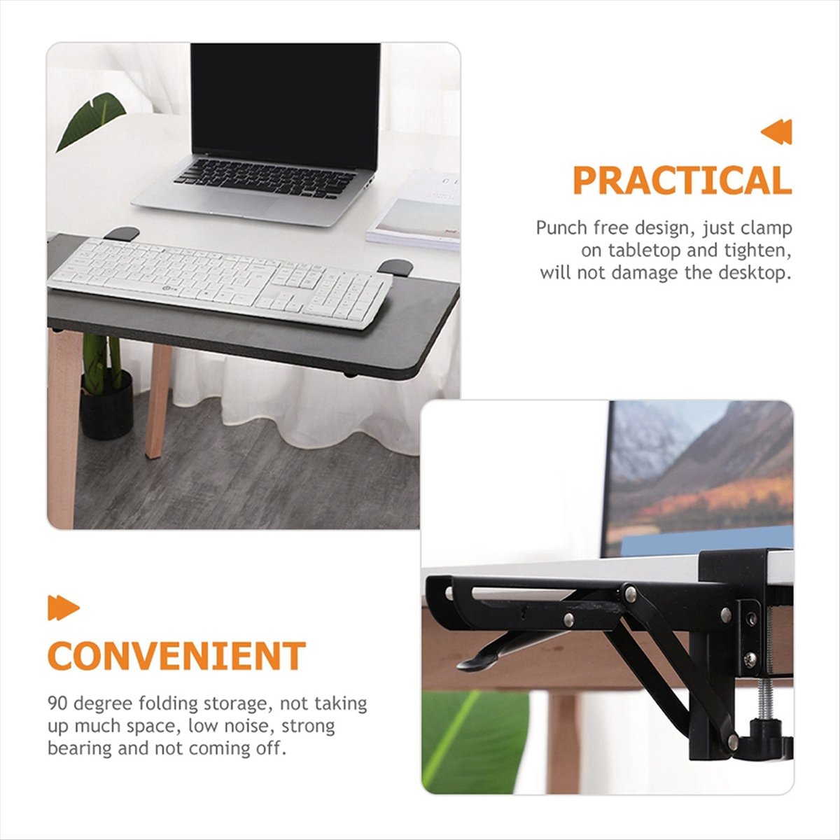 2PCS Foldable Bracket Computer - Laptop Stand Foldable 评论和价格