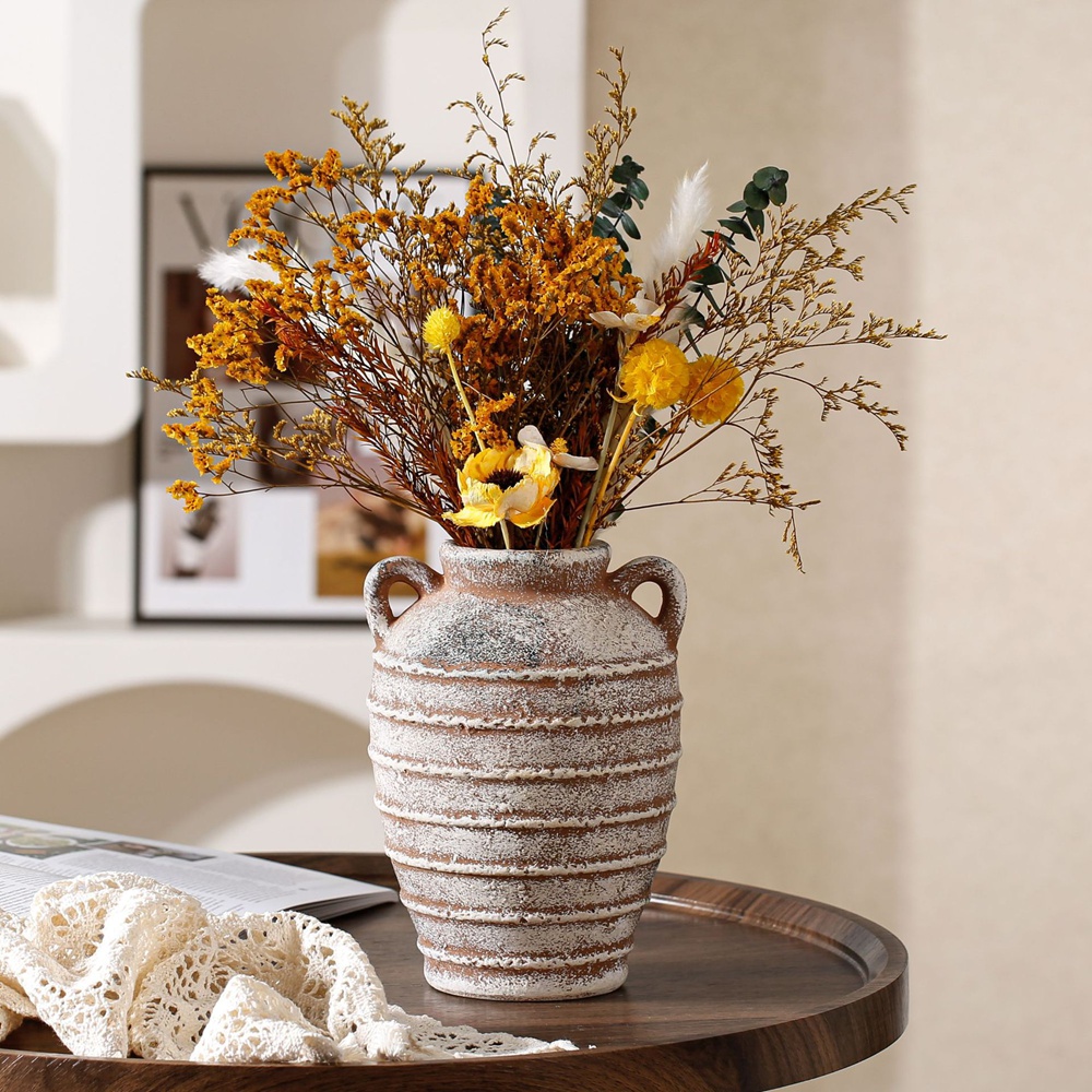 Amphora Ceramic Vase Dried Flo - Home Office Japandi 评论和价格