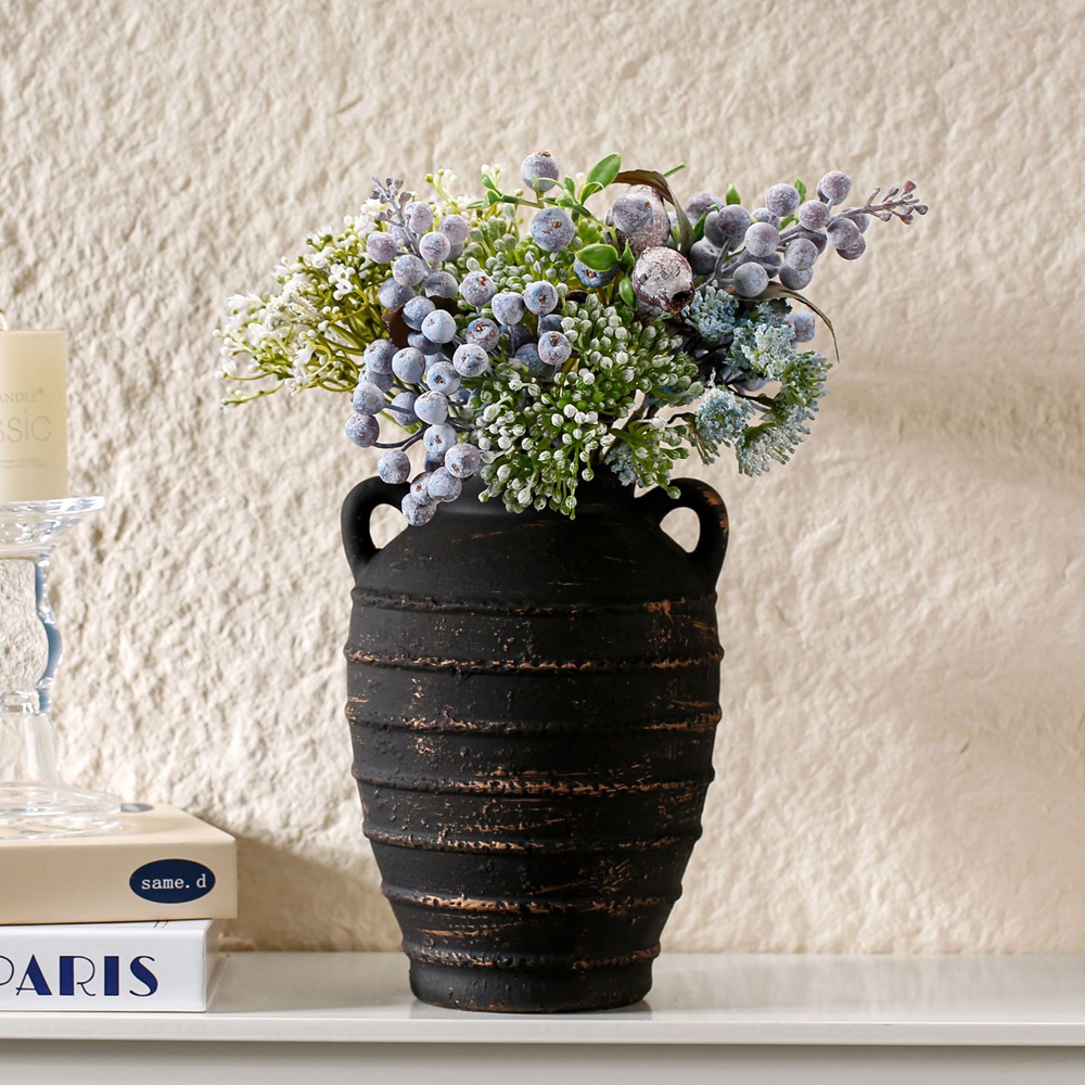 Amphora Ceramic Vase Dried Flo - Home Office Japandi 评论和价格