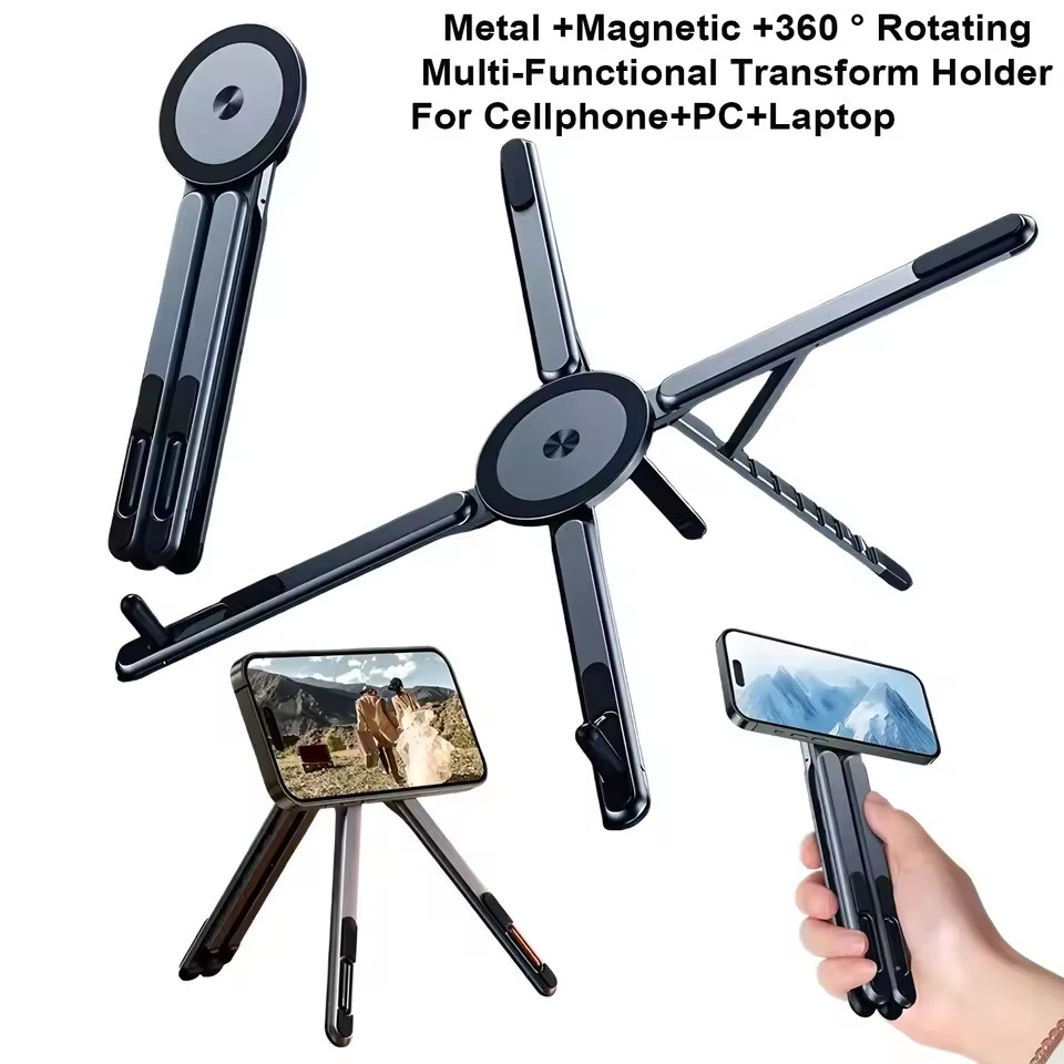 Portable Magnetic Phone Holder - Laptop Stand Foldable 评论和价格