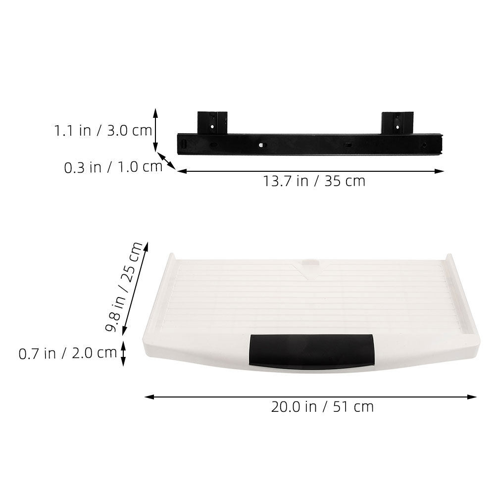 1Set Premium Sliding Keyboard  - Keyboard Tray Under Desk 评论和价格