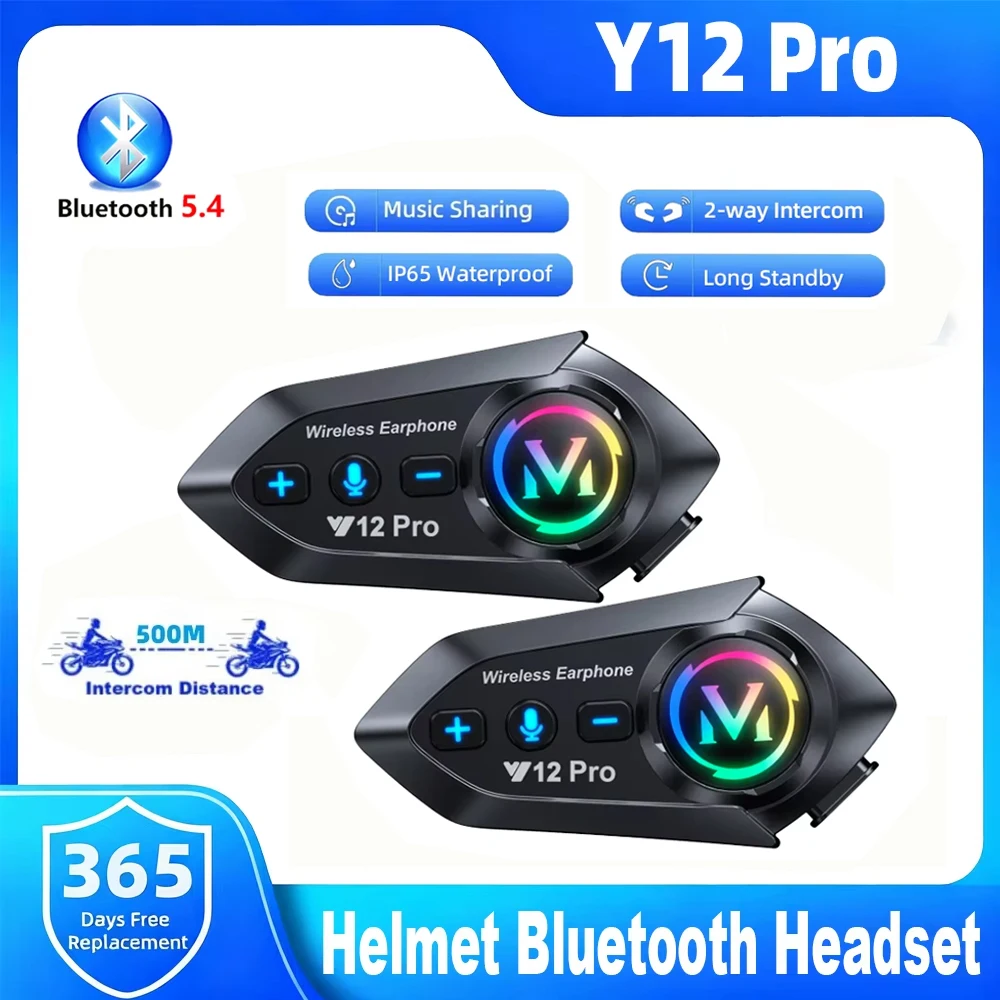 Y12 Pro Motorcycle Helmet Blue - Home Office Headset 评论和价格