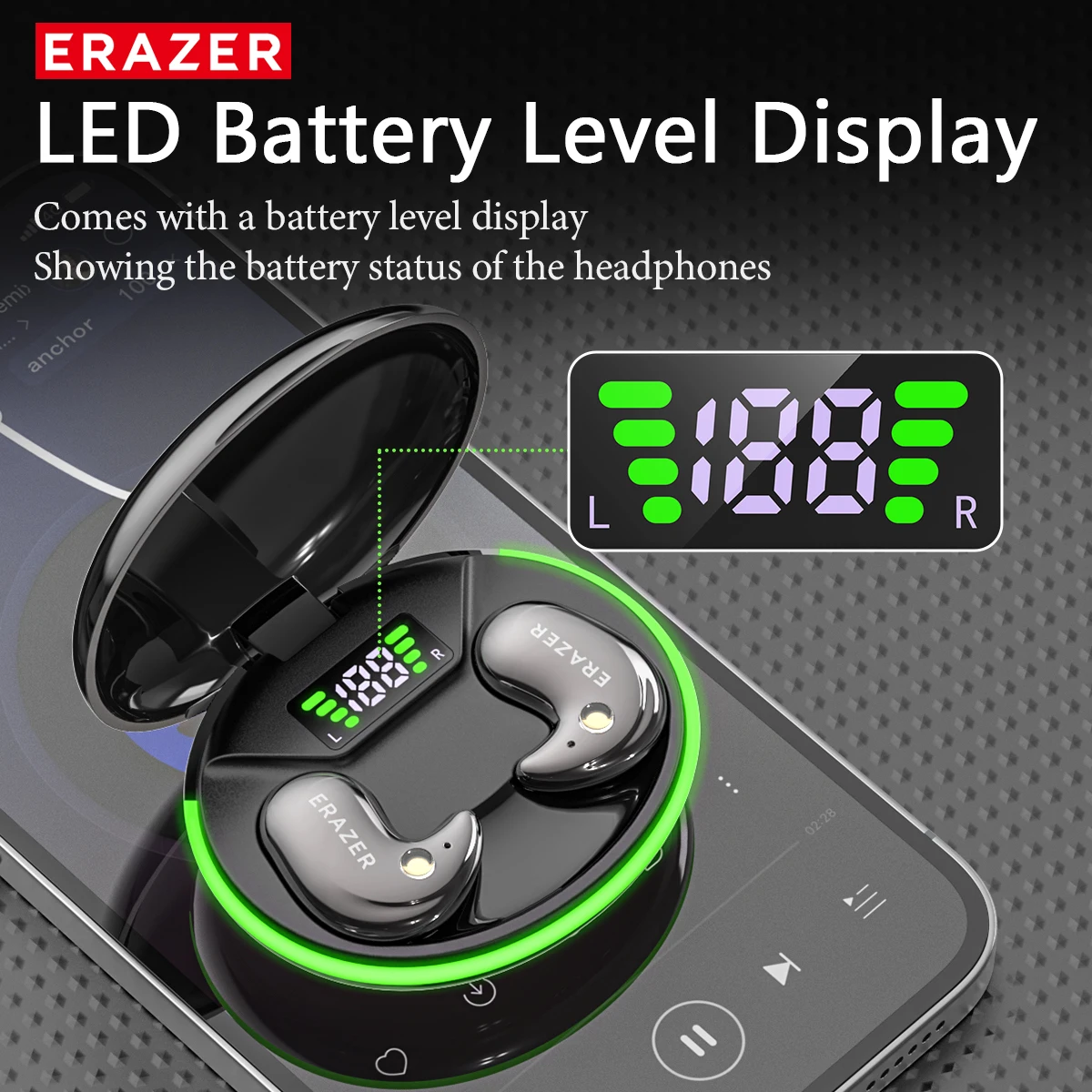 EARZER XF58 In-Ear Bluetooth H - Home Office Headset 评论和价格