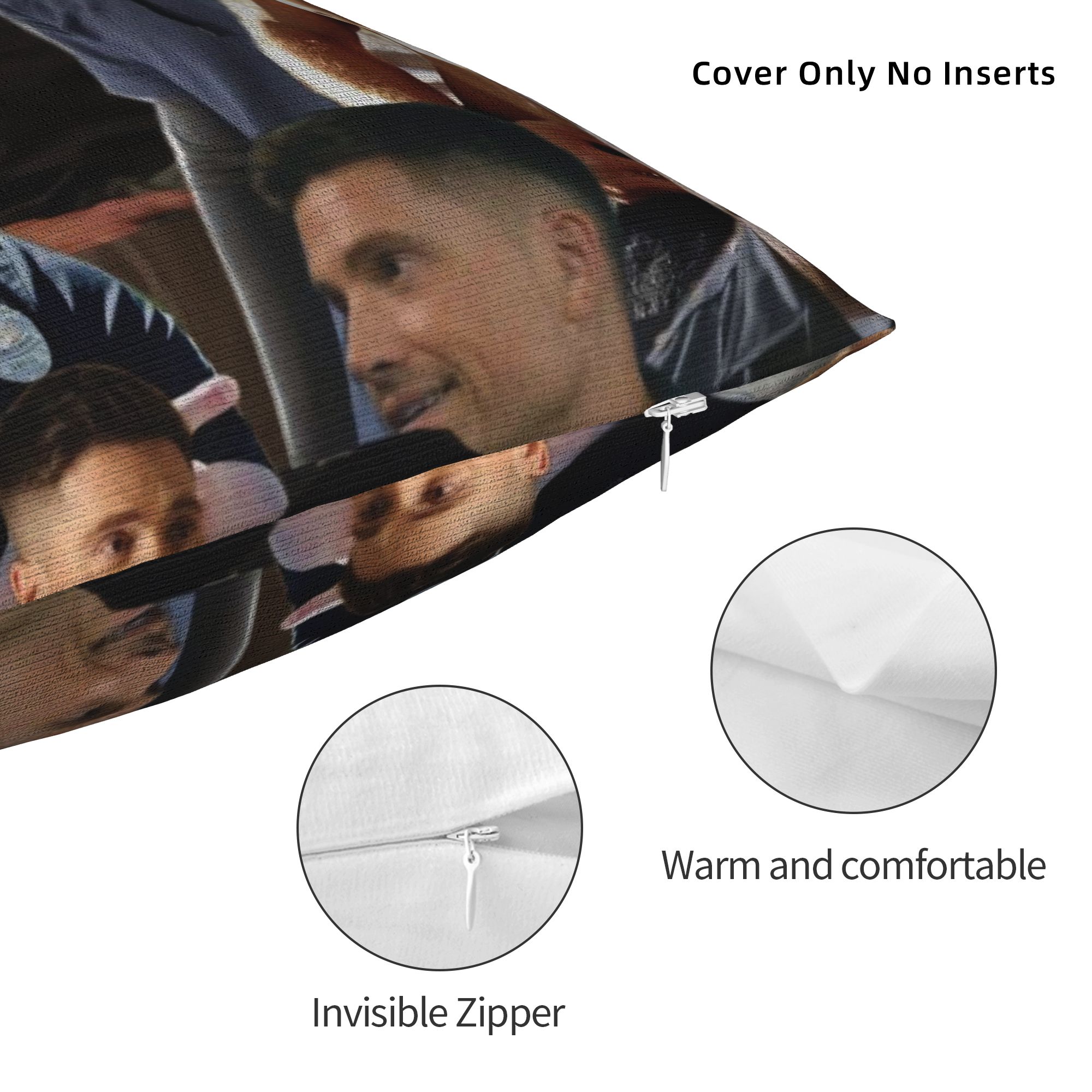 Tim Bradford Collage Pillow Ca - Home Office Tim 评论和价格
