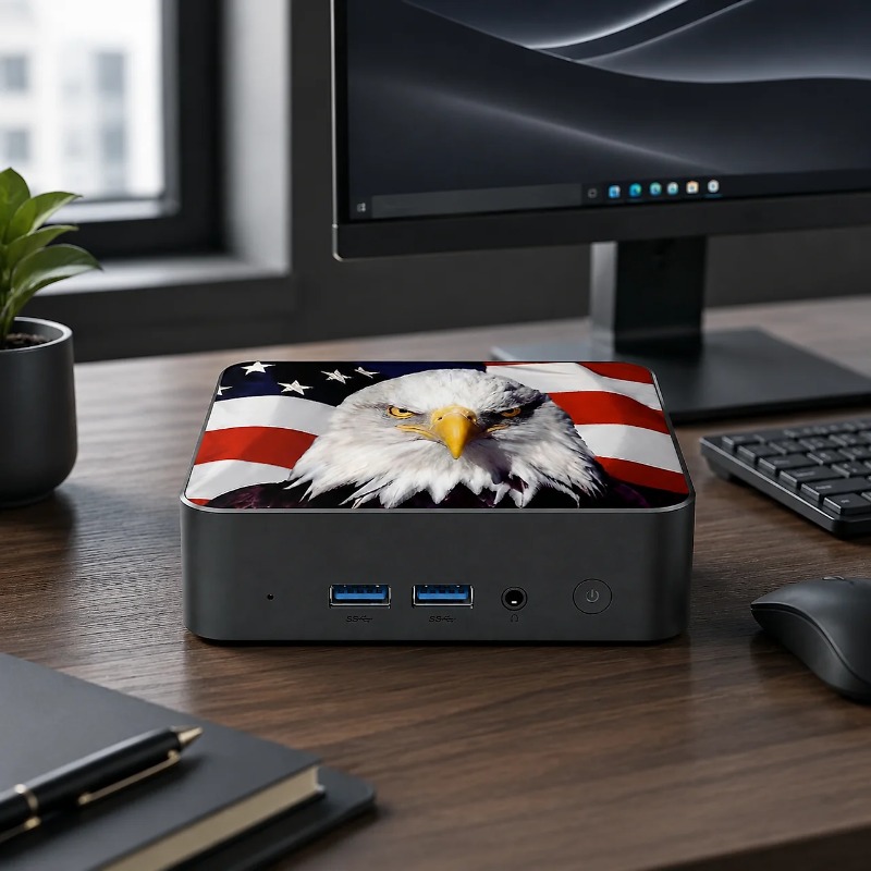 New 2026 USA Canada Flag Mini  - Home Office Pc 评论和价格