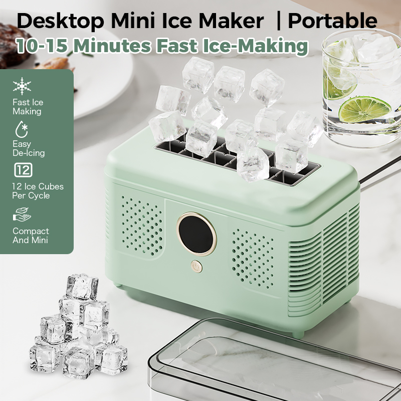 12V/220V Portable Mini Ice Mak - Home Office Gear 评论和价格