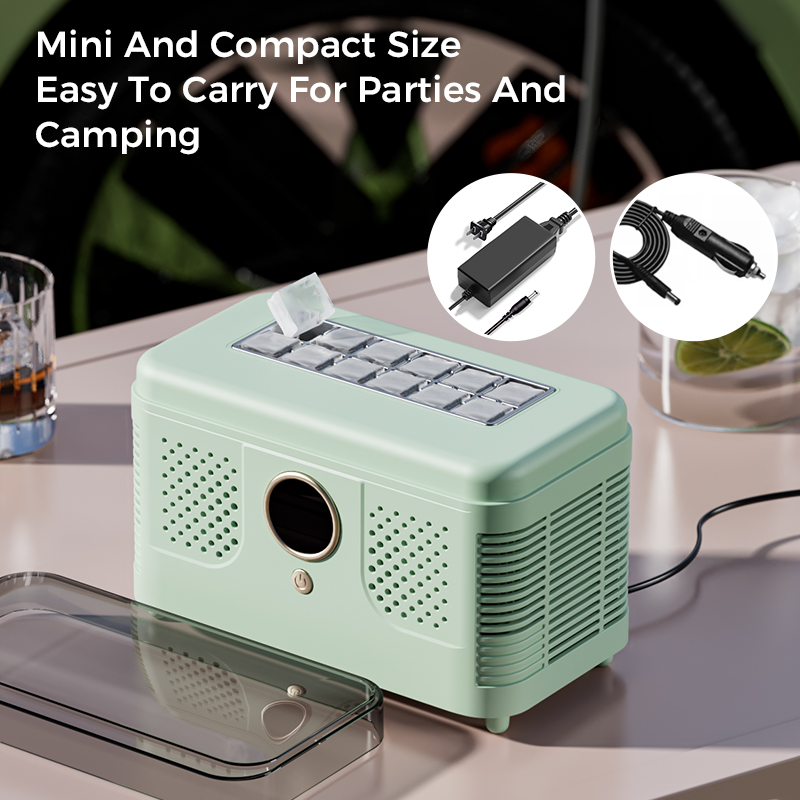 12V/220V Portable Mini Ice Mak - Home Office Gear 评论和价格