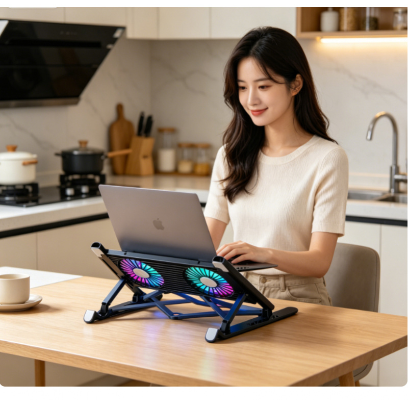 New Laptop Cooler Base Stand F - Laptop Stand Foldable 评论和价格