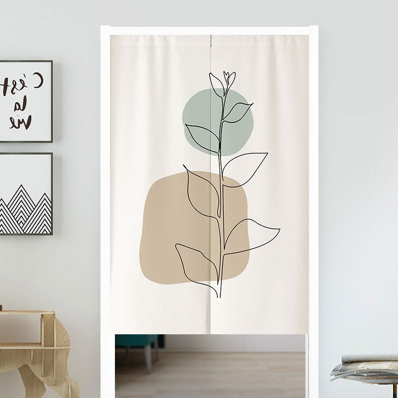 VIKAMA Boho Green Leaf Print N - Home Office Japandi 评论和价格