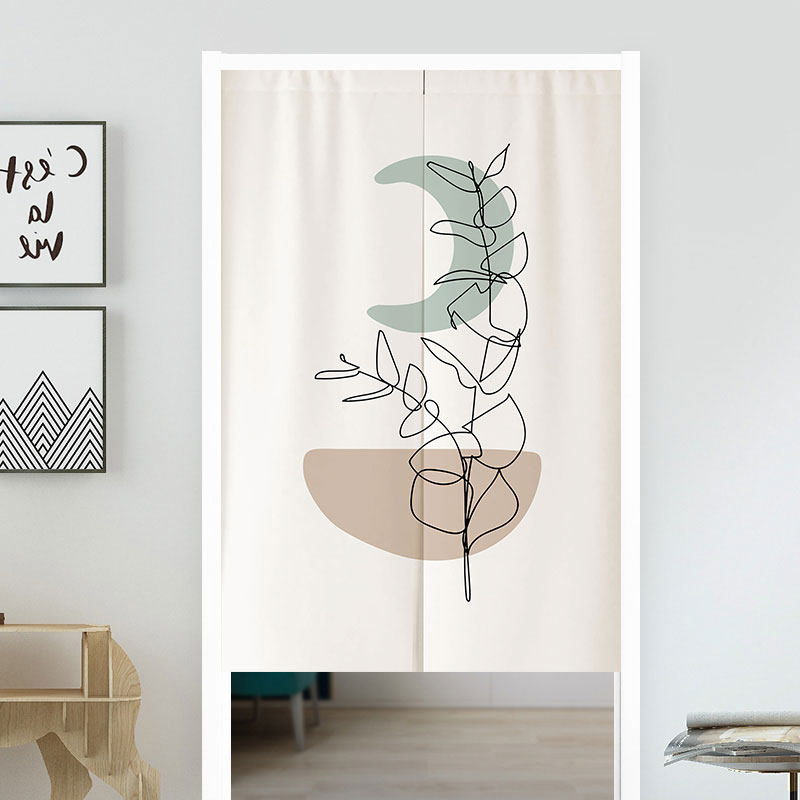VIKAMA Boho Green Leaf Print N - Home Office Japandi 评论和价格