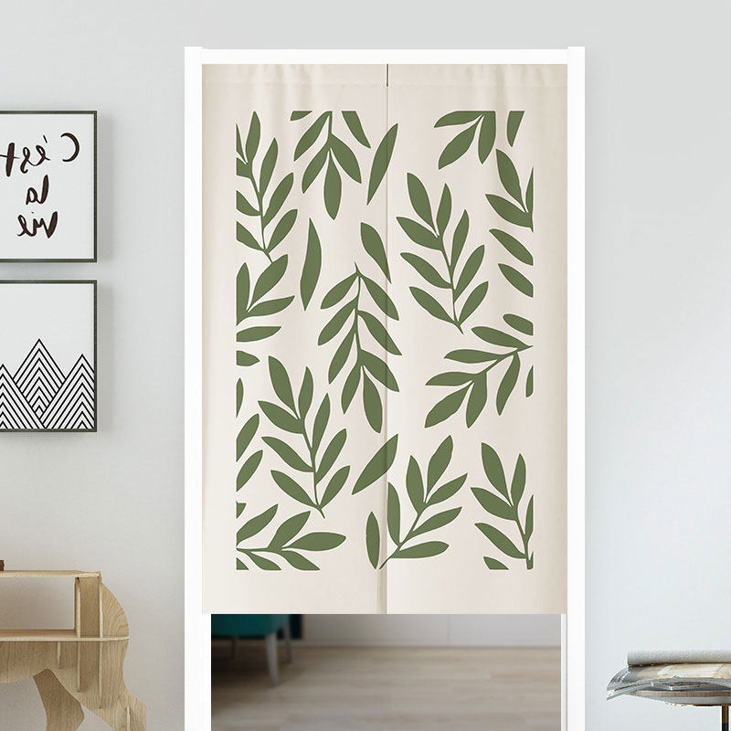 VIKAMA Boho Green Leaf Print N - Home Office Japandi 评论和价格