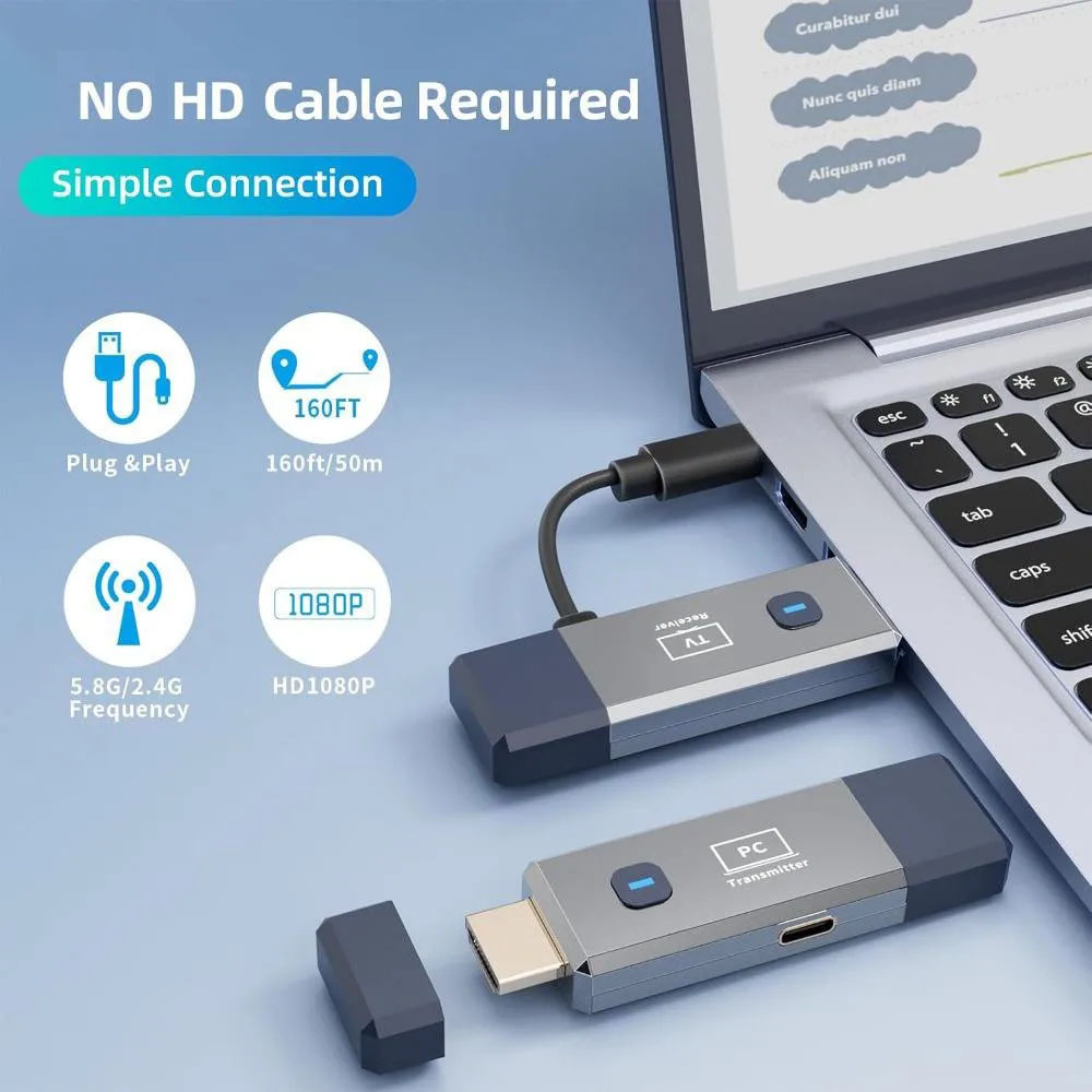 50M Long Range 1080P Wireless  - Home Office Pc 评论和价格