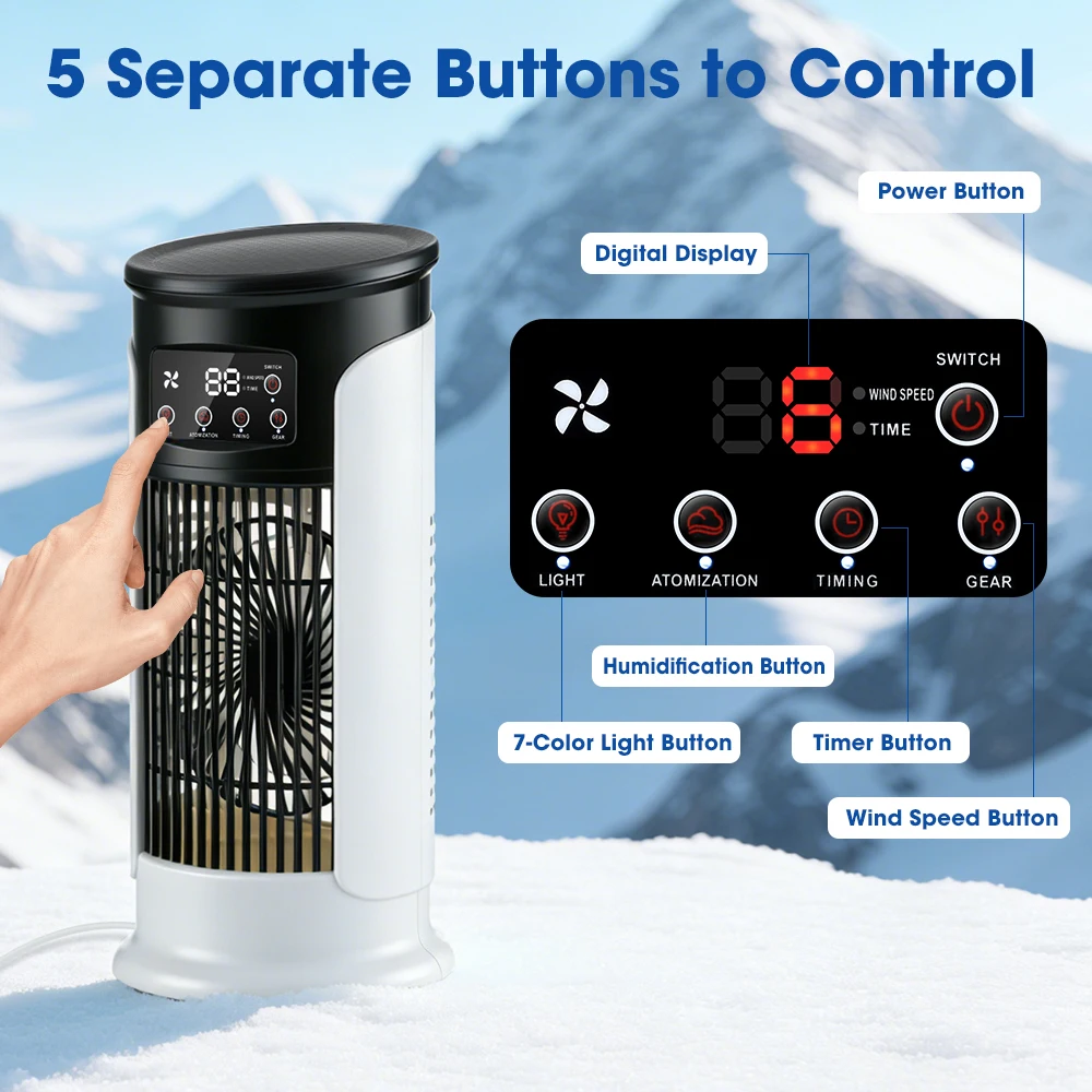 3 In 1 Household Fan Air Condi - Home Office Gear 评论和价格