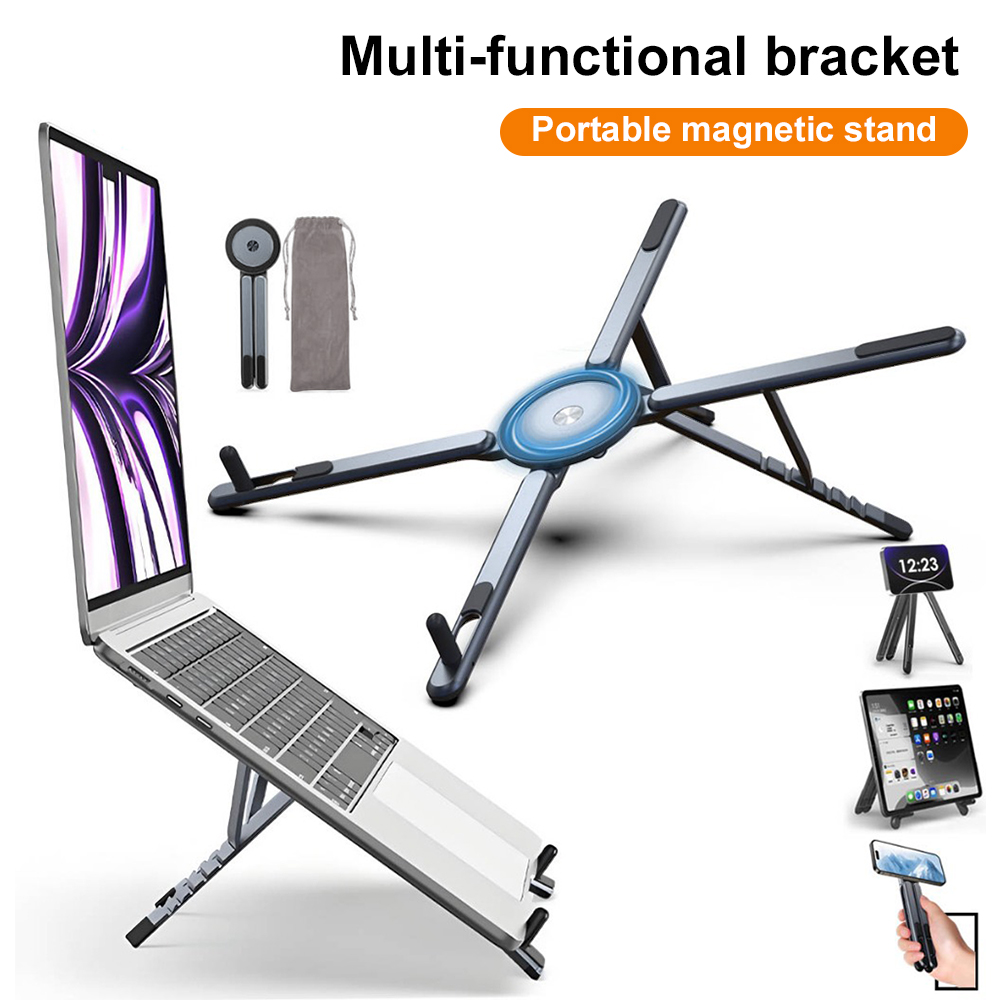 Portable Magnetic Phone Holder - Laptop Stand Foldable 评论和价格